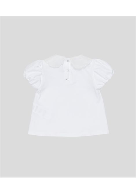 T-shirt con orlo a smerlo U+E' BY MISS GRANT | UE2166LA LA